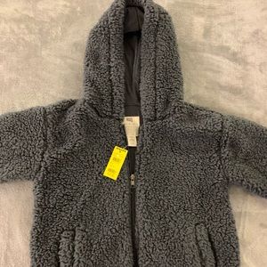 Charcoal Sherpa Jacket